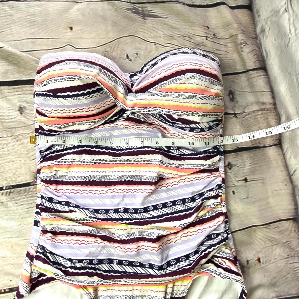 Anne Cole Twist-front Ruched OnePiece Swimsuit - Picture 7 of 9